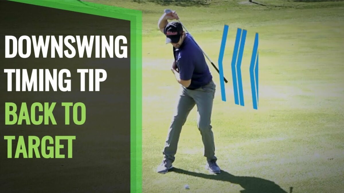 Golf Downswing Sequence: Keep Back to Target for Smooth Power - The Art ...