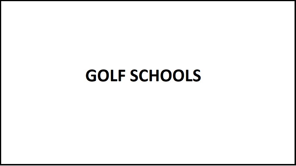 The art of simple golf schools