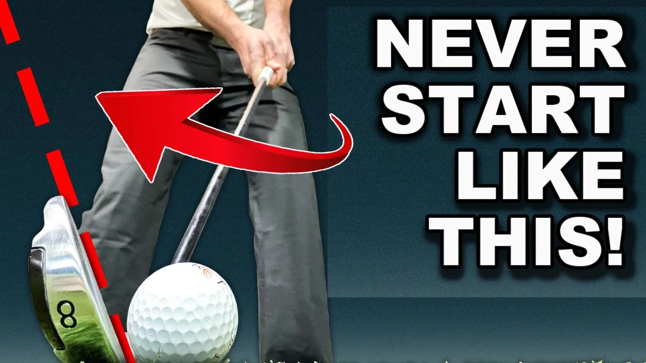 Simple takeaway golf swing