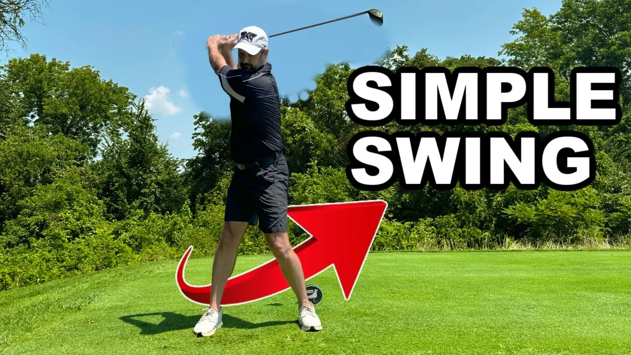 simple golf swing in 4 easy steps