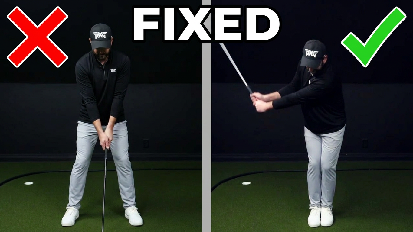 simple golf tips set up