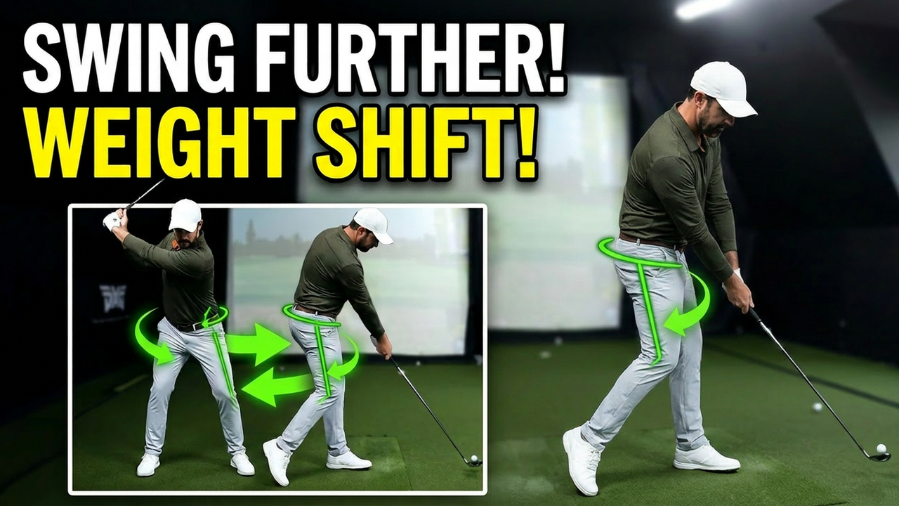 weight shoft in golf swing for effortless power